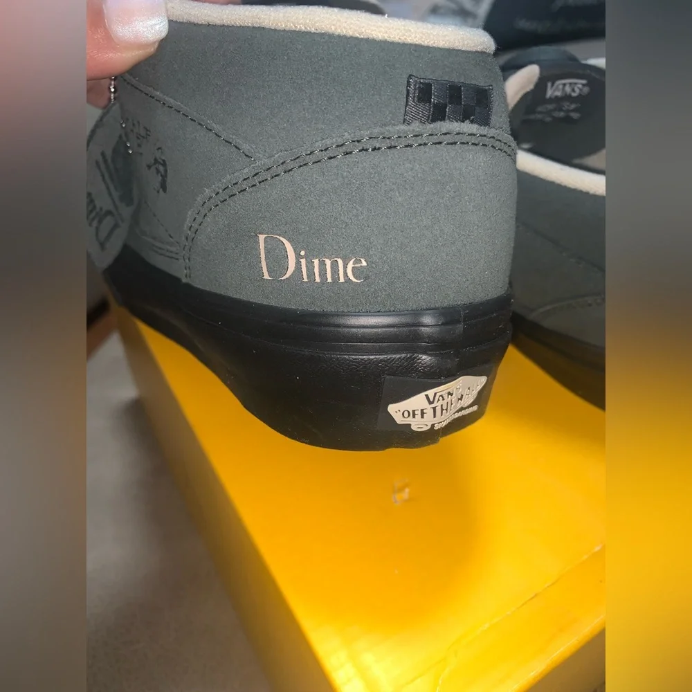 Vans Gray Dime Ash Skate Half Cab Suede Sneaker Shoes NEW Mens Size 6.5 - Picture 4 of 10